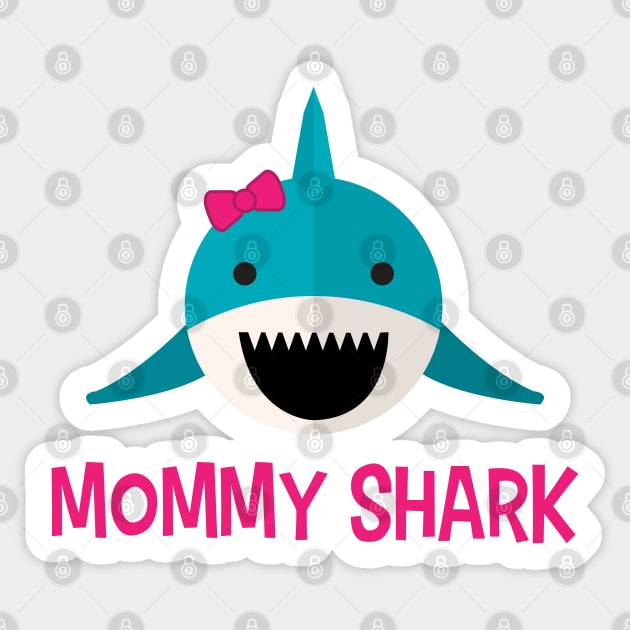 Mommy Shark Sticker by fashionsforfans